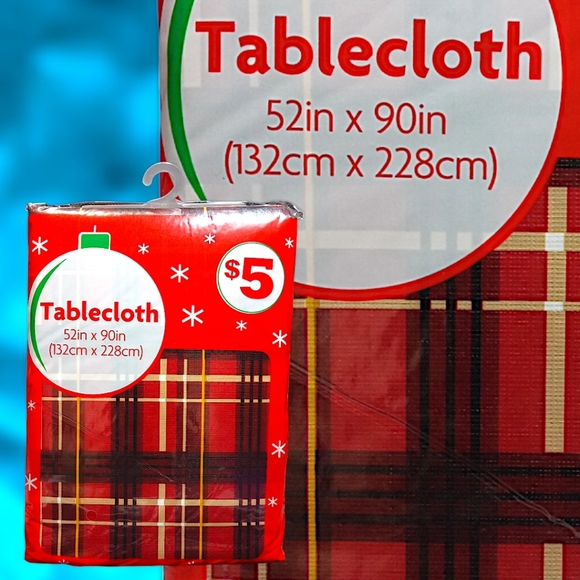 Holiday Decor, Deluxe 7-Piece Dining Ensemble | Placemats, Tablecloths & Runner - Picture 8 of 13